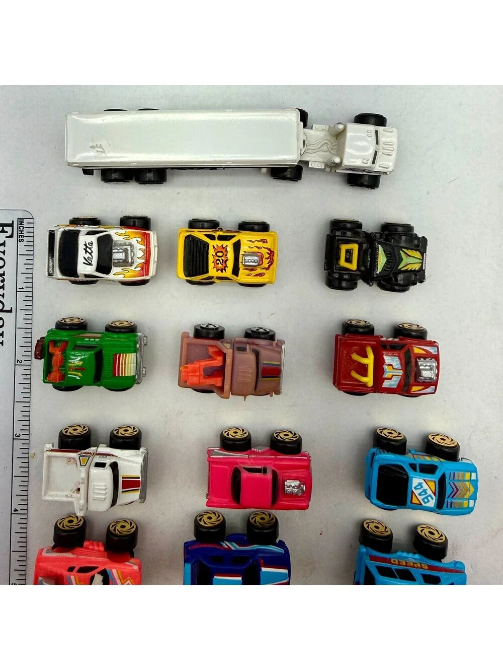 1987 Galoob Micro Machines ROAD CHAMPS Mini Monster Wheels Car / Truck Lot 15